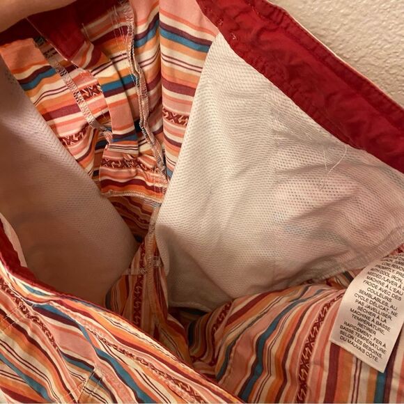 Pendleton Southwestern Pink Stripe Drawstring Board Shorts Swim Trunks 34 - Picture 9 of 10